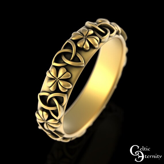 Lucky Oxid Shamrock Ring Lucky Oxid Shamrock Ring