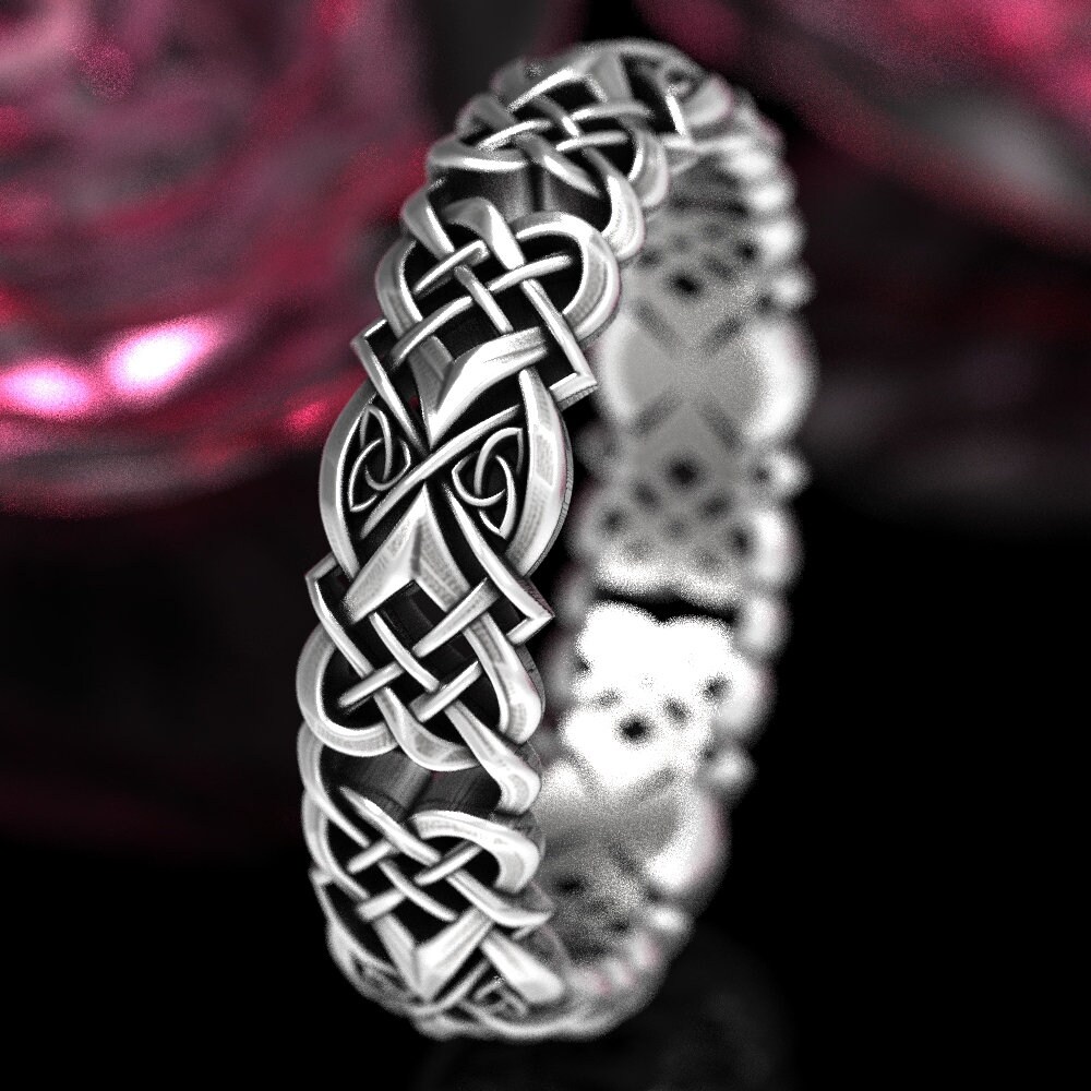 Celtic love deals knot wedding bands