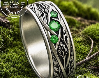 Silver & Gemstone Rings