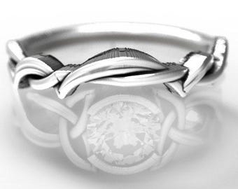 Matching Band for 405, Sterling Silver 10K 14K 18K Gold Celtic Knot Ring, Unique Celtic Eternity Ring, Handcrafted in Your Size 406