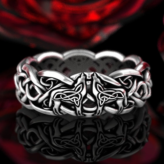 Viking Wolf Stainless Steel Ring » County Argyle