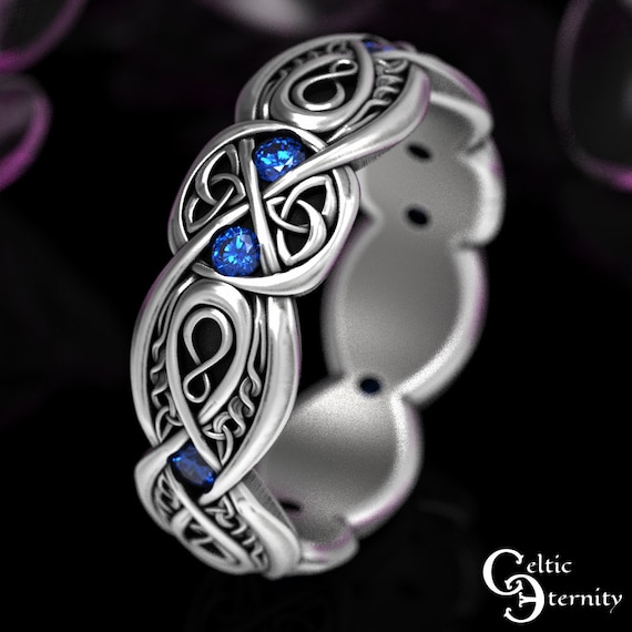 unendlich Keltische Knoten Ring Silber 