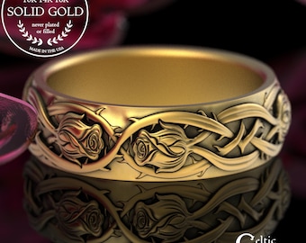 Gold Celtic Rings