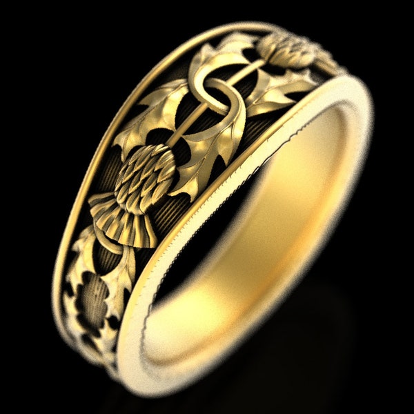 Scottish Mens Ring - Etsy