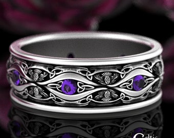 Thistle Wedding Bands