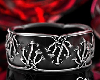 Mushroom Wedding Bands