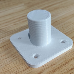 For Bird Buddy - Feeder Floor/Fence/Surface Mount Accessory - 3D Printed in UK - White