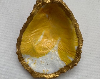 Lemon Decorative Oyster Trinket Dish