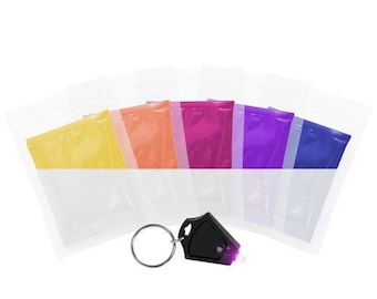 Photochromic Powder Kit, 5 Photochromic Colors - UV Reactive Powder / Pigment