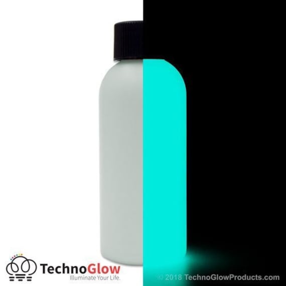 Glow in The Dark Paint Premium Artists Acrylic 1 Ounce Neutral Green
