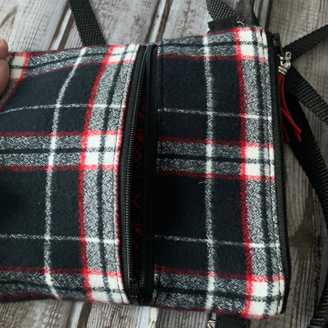 Plaid Crossbody Purse Buffalo Plaid Cross Body Bag in stock Etsy