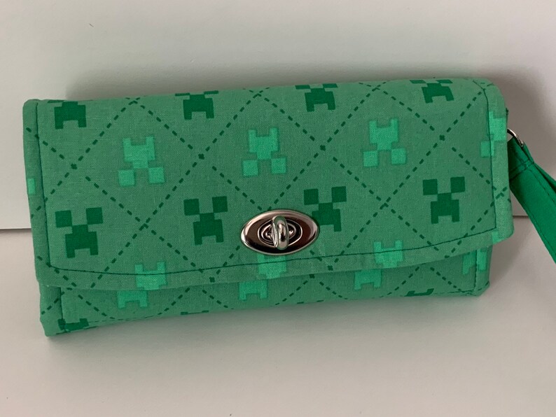 Minecraft Necessary Wallet Ladies Minecraft wallet Etsy
