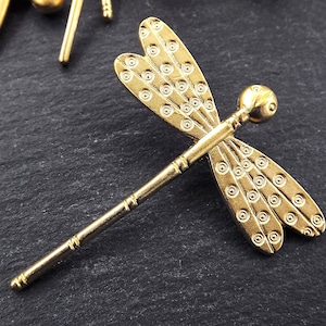 20PCS Antiqued Bronze Tone Dragonfly Pendant Findings Charms 23*17*2mm