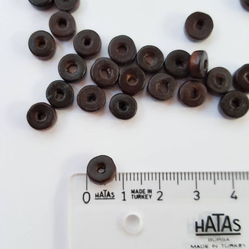 200pcs or 400pcs Aqua Blue Round Rondelle Heishi Wood Beads Satin Varnished Plain Simple Round Smooth Ball Bead Spacers 8mm Choose 50pcs