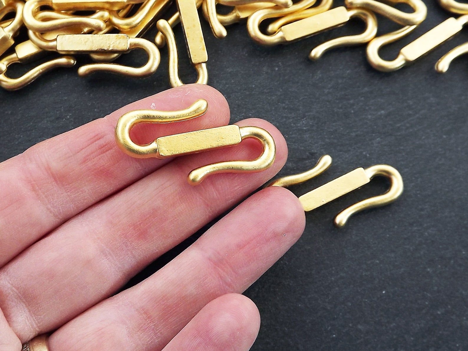 S Hook Clasp Large Heavy Duty Gold Hook Clasps Shook Clasp Etsy