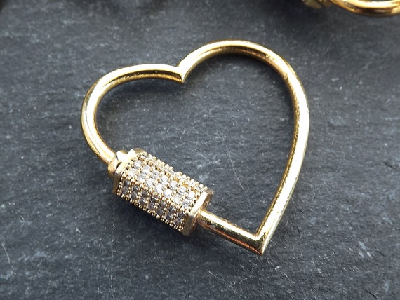 Wholesale Rhinestone Lock Necklace Pave Zircon Lock And Key Heart