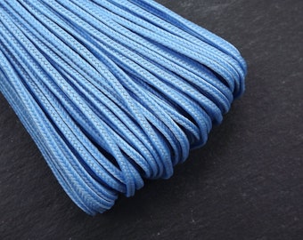 Céu azul soutache cabo torcido guarnição trança gimp jóias fazendo suprimentos miçangas costura quilting corte-5 metros = 5.46 jardas