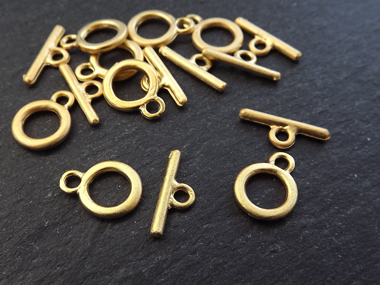Mini Toggle Clasps T Bar Clasps T Bar Gold Toggle Clasps T Etsy
