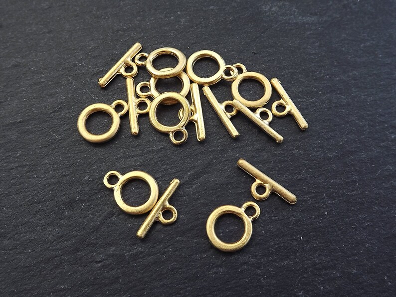 Mini Toggle Clasps T Bar Clasps T Bar Gold Toggle Clasps T Etsy