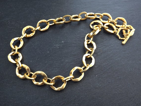 16 Chunky Gold Necklace Chain With 