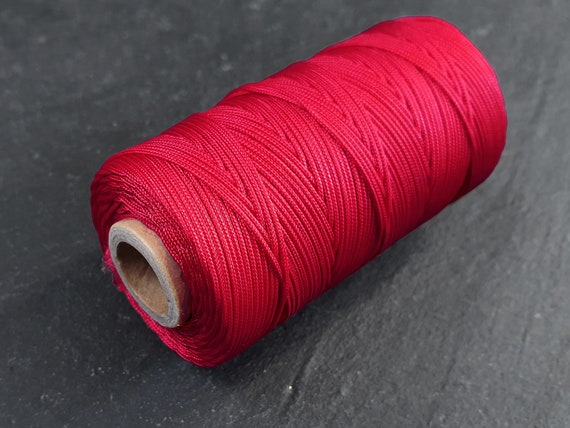 1pc Non-elastic Red Beading Cord, Colorful Crafting Thread String