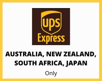 UPS Express Shipping 3-4 Days - Australia, New Zealand, South Africa, Japan, South Korea, Please provide your contact number at checkout