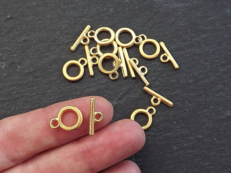 Mini Toggle Clasps T Bar Clasps T Bar Gold Toggle Clasps T Etsy