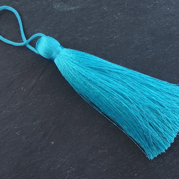 Turquoise Tassels Etsy