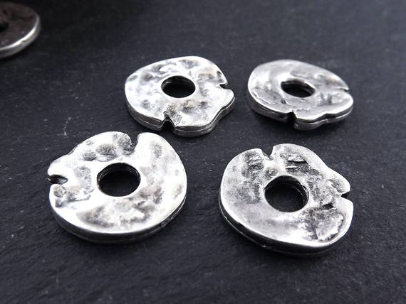 Bead, Spacer Cornflake Disc Bead, Spacer Cornflake Disc
