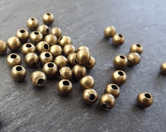 Lot De 20 Perles Acryliques Carrées Bronze Antique - 20x20x7mm - Pour Création De Bijoux