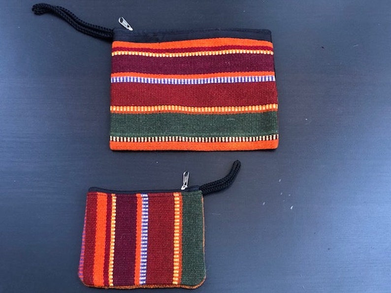 Pouches Made from Hand Weaves of Guatemala FREE Shipping image 1