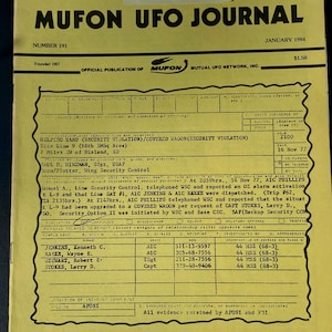 Vintage : MUFON UFO Journals 1984