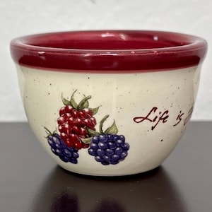 Boyds Collection's Bearware Pottery Works Miniature Bowl