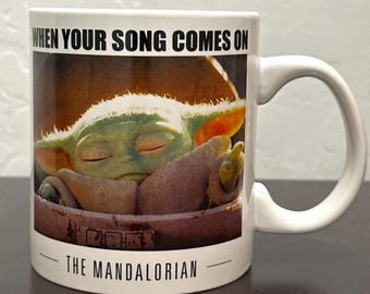Star Wars The Mandalorian mug featuring Grogu