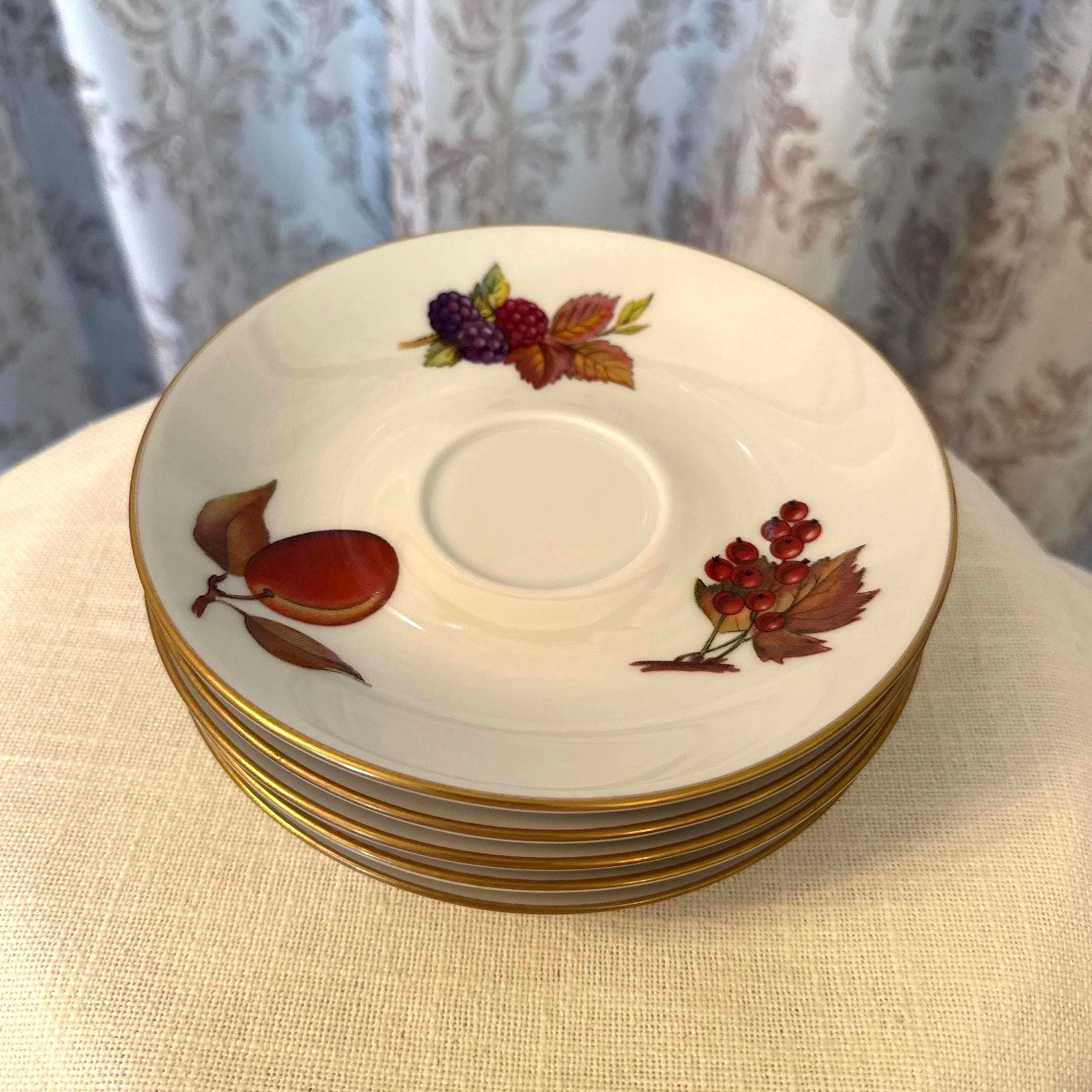 Royal Worcester Antique Plate - Etsy