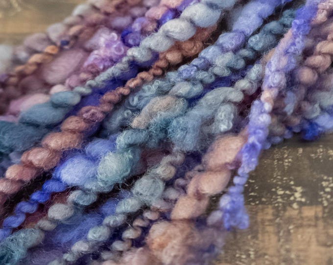 Stobi Rustic Wool Rustic Handspun Wool Art Yarn, 18yds | Textured Lockspun BFL | Weaving ...