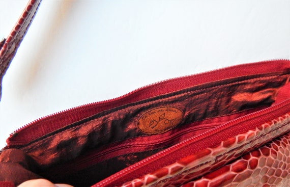 Red patent leather crossbody bag hot sale
