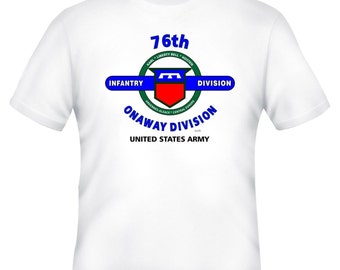 84TH INFANTRY DIVSION /& WORLD WAR II CAMPAIGNS VETERAN 2-SIDED SHIRT