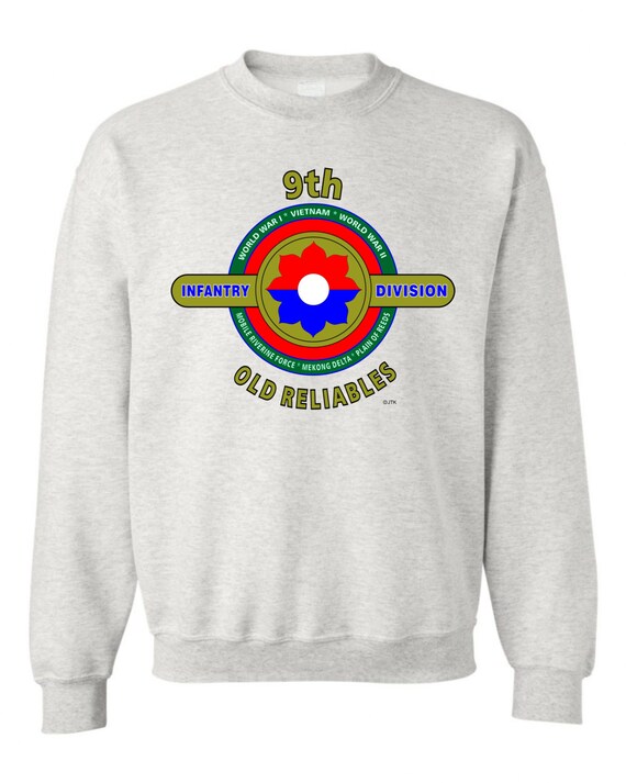 9th Infantry Division " Old Reliables" Battle & Campaign Sweatshirt