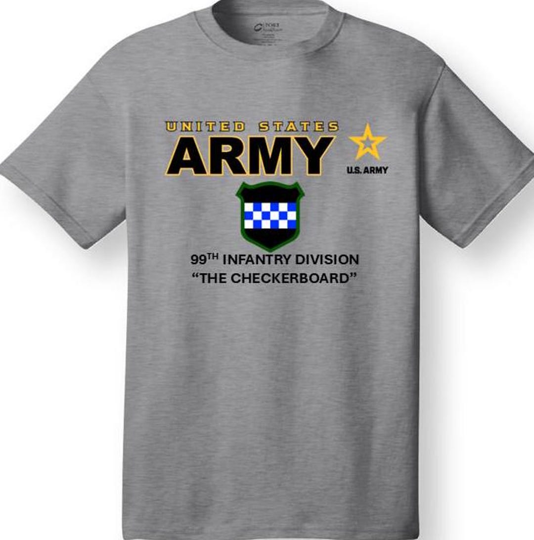 99TH Infantry Division* THE CHECKERBOARD * Emblem* Shirt. These Shirt ...