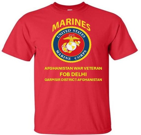 Afghanistan War Veteran* FOB Delhi*Garmsir District Afghanistan* Marines*USMC Officially Licensed