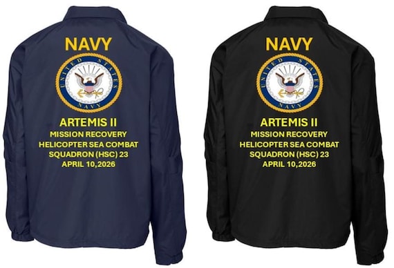 NAVY* Artemis II Mission Recovery* Helicopter Sea Combat Squadron HSC-23*April 10, 2026. Navy Officially Licensed.