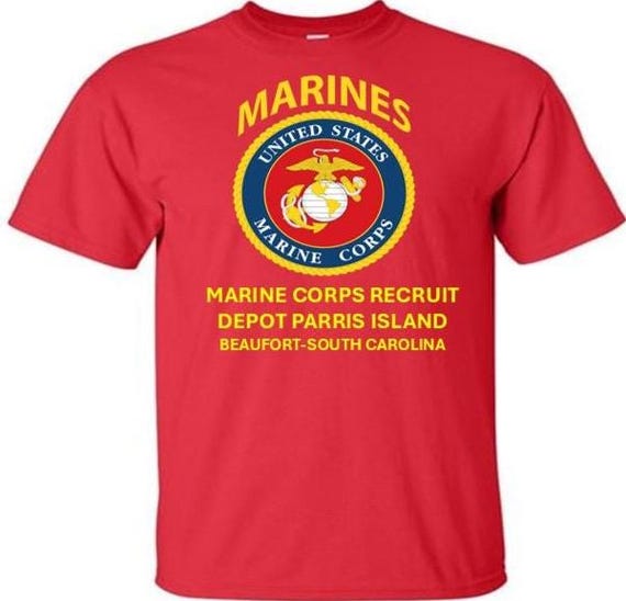 Marine Corps Recruit Depot Parris Island* Beaufort-South Carolina * Marines*USMC Officially Licensed