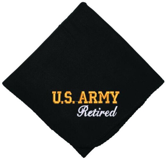 Army Retired DEMB Stadium Fleece Blanket (58X52) Army Officially Licensed