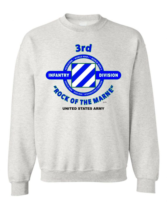 3rd Infantry Division " Rock of the Marne" Battle & Campaign Sweatshirt