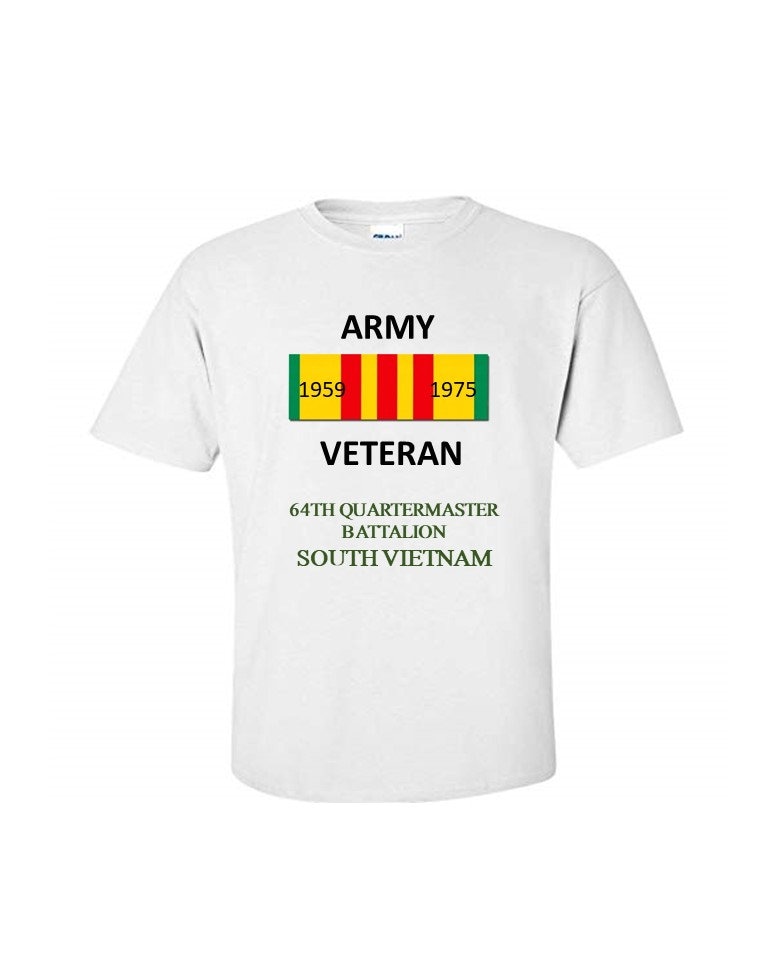 64th Quartermaster Battalion * South Vietnam Vietnam Veteran Ribbon ...