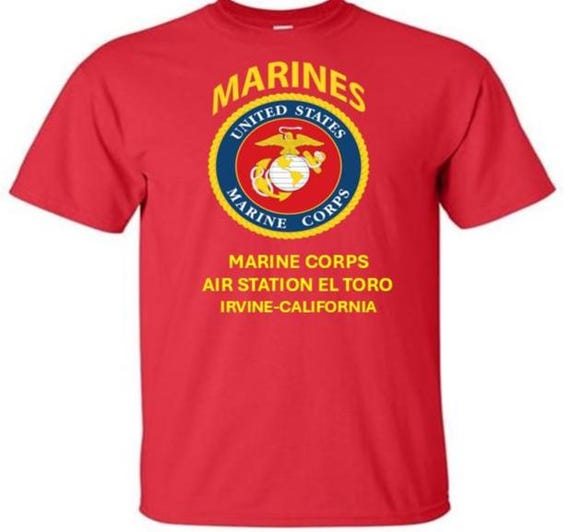 Marine Corps Air Station El Toro* Irvine-California * Marines*USMC Officially Licensed