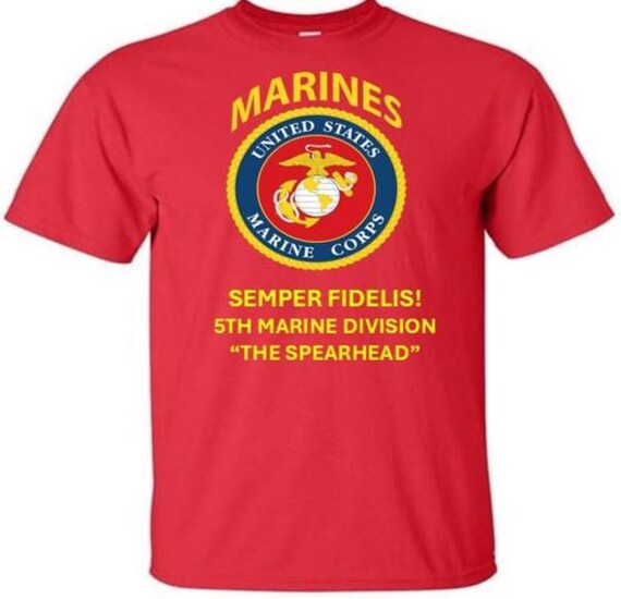 5th Marine Division*  The Spearhead *  Semper Fidelis * Marines*USMC Officially Licensed
