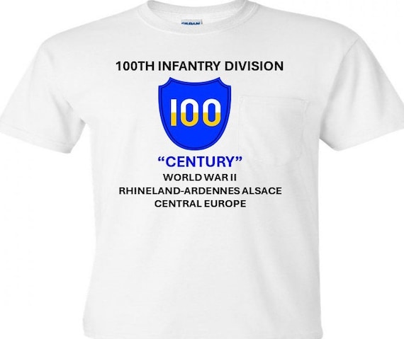 100th Infantry Division* Century  WW 2*  Campaigns Military Shirt.