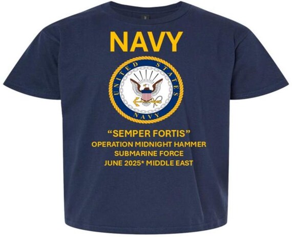Operation Midnight Hammer* Submarine Force* June 2025* Middle East  * U.S. Navy Officially Licensed